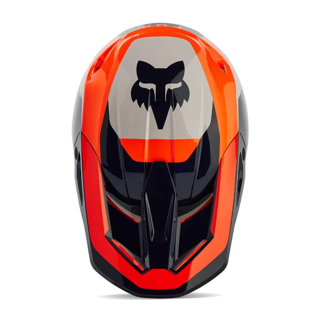 Fox V1 Nitro Fluro Orange Youth Helmet