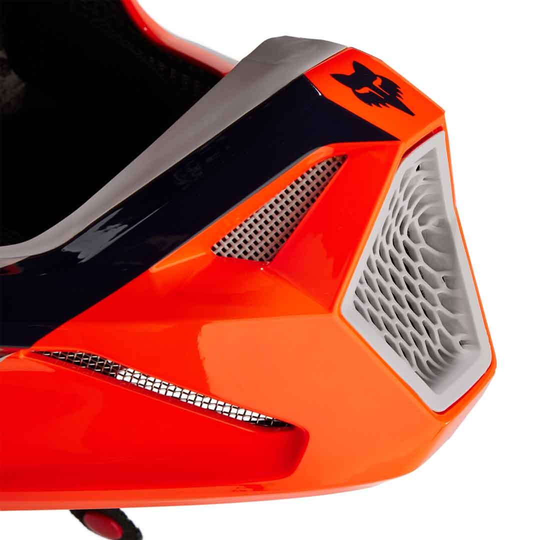 Fox V1 Nitro Fluro Orange Youth Helmet