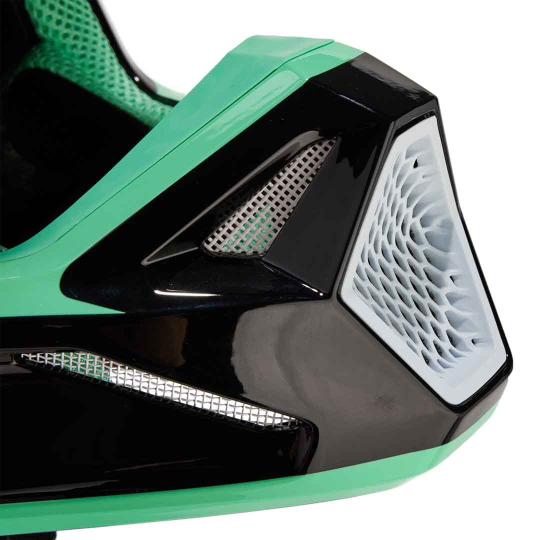 Fox V1 Ballast Black/Blue Youth Helmet