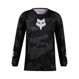 Fox 180 BNKR Black Camo Youth Jersey