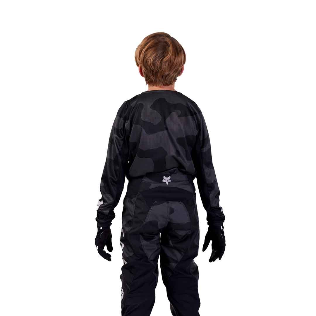 Fox 180 BNKR Black Camo Youth Jersey