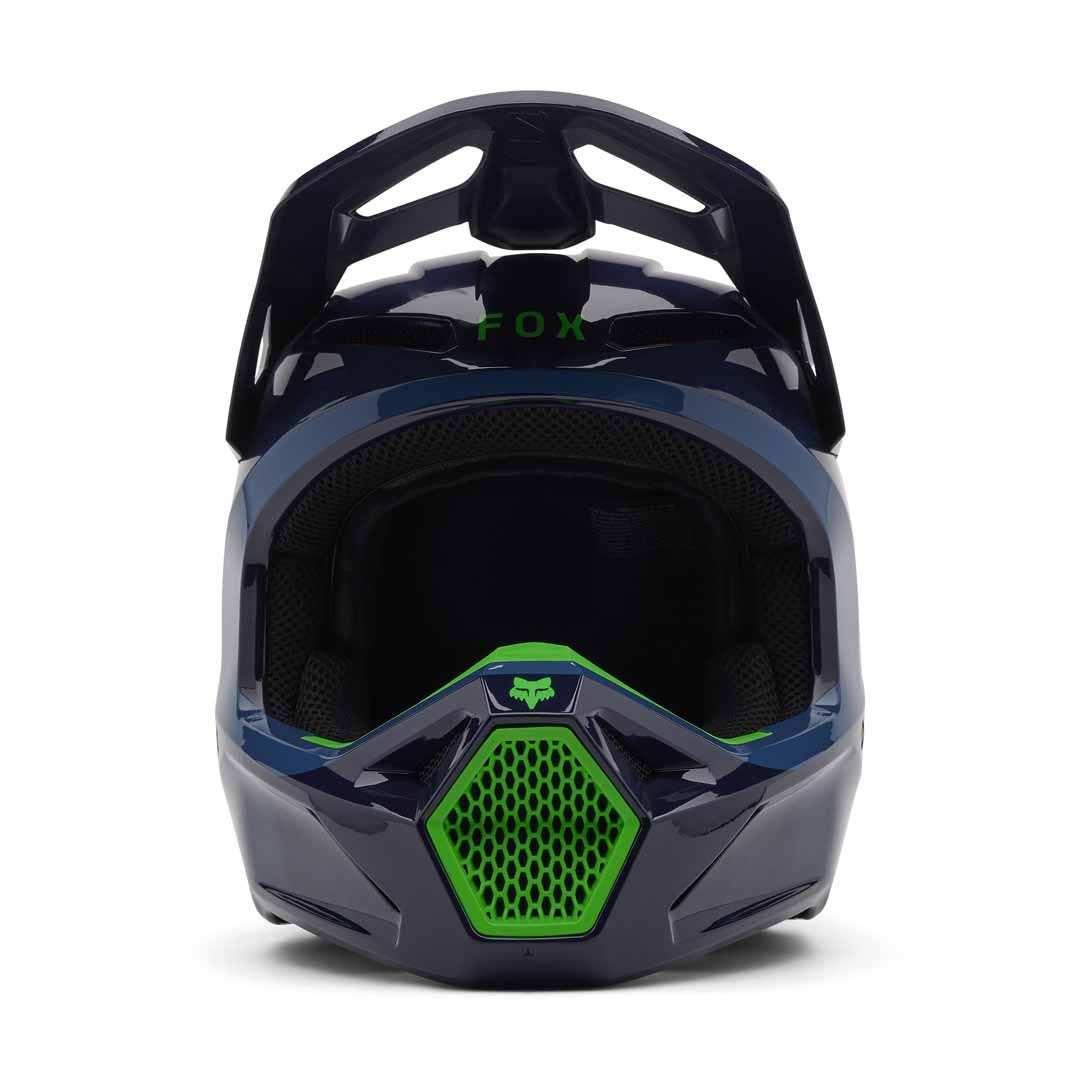 Fox V1 Taunt Navy Youth Helmet