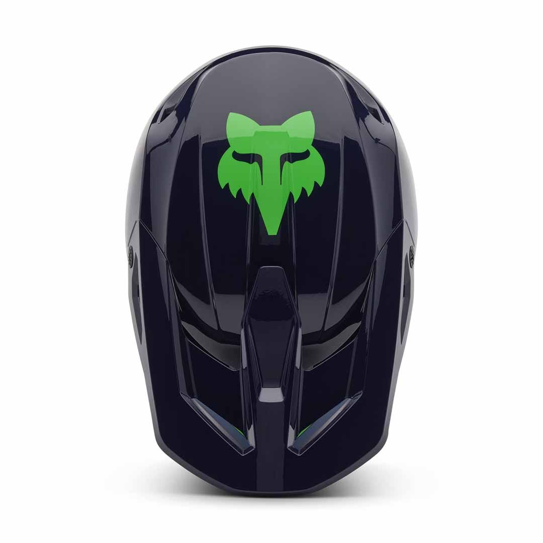 Fox V1 Taunt Navy Youth Helmet