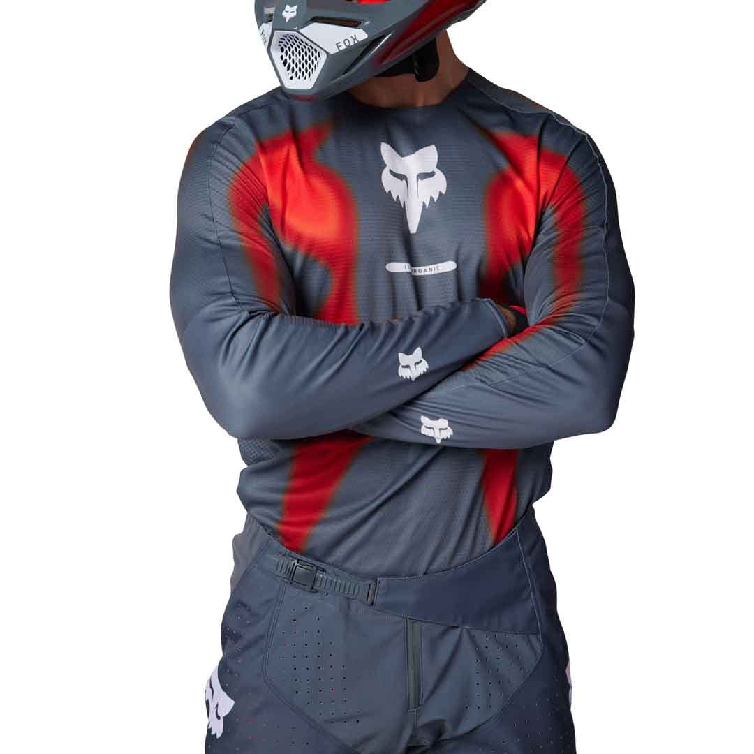 Fox 360 Volatile Grey/Red Jersey
