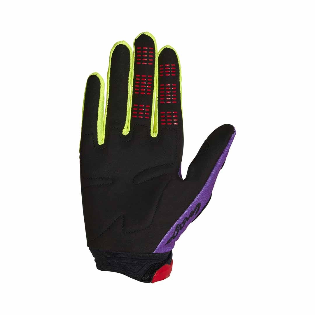 Fox 180 Emotion Fluro Red Gloves