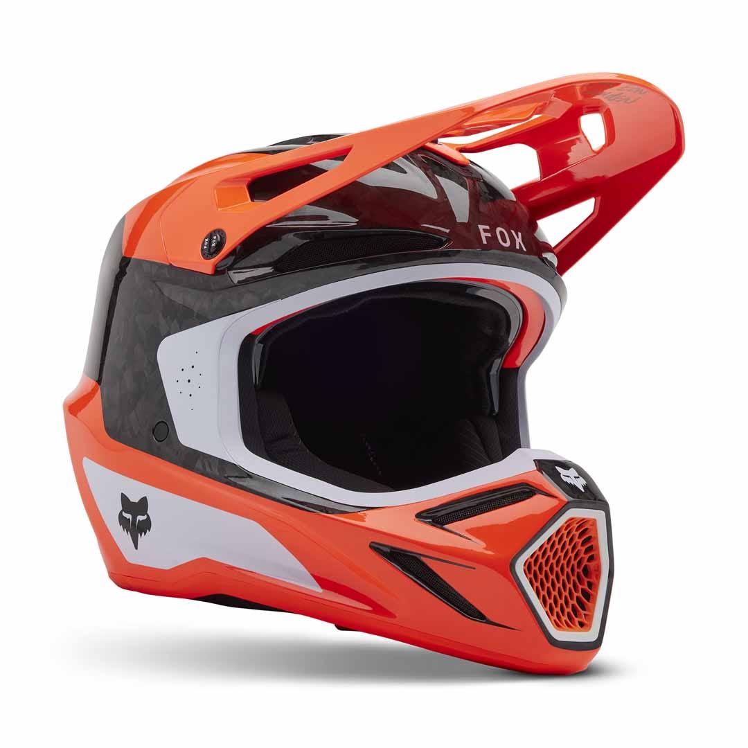 Fox V3 RS Infinite Fluro Orange Helmet