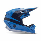 Fox V3 Divider Tru Blue Helmet