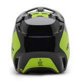 Fox V1 Lean Grey/Yellow Helmet