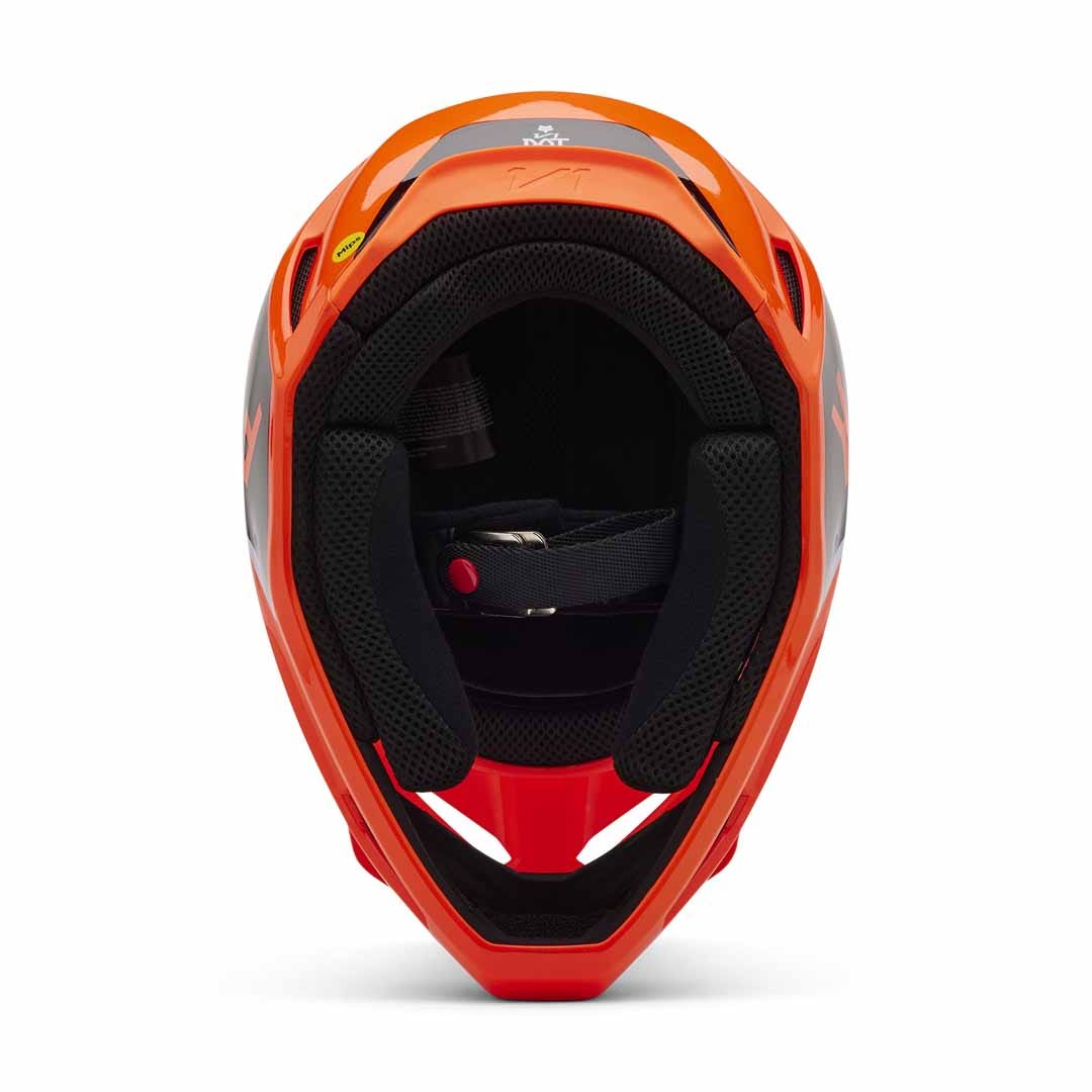 Fox V1 Lean Fluro Orange Helmet