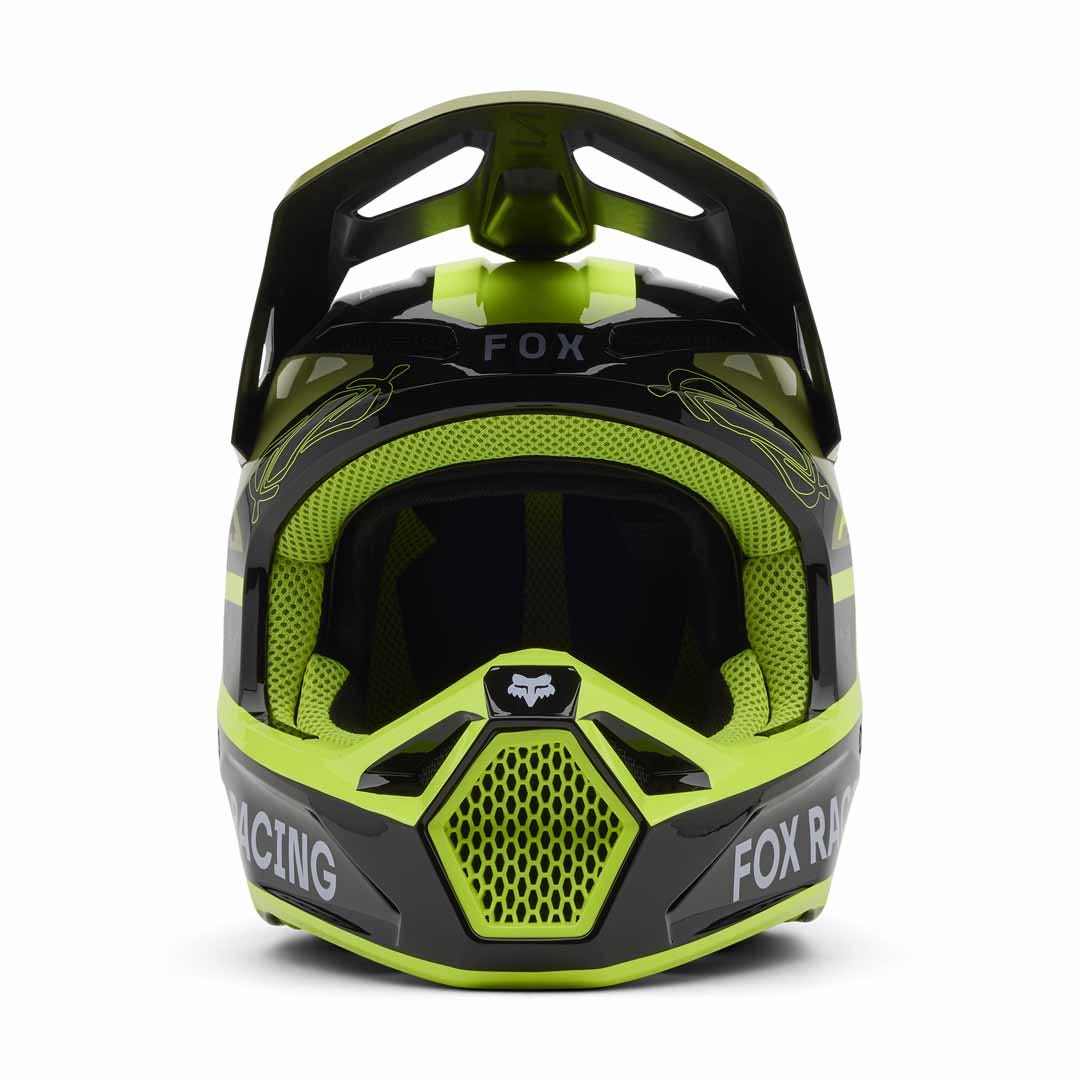 Fox V1 Race Spec Pale Green Helmet