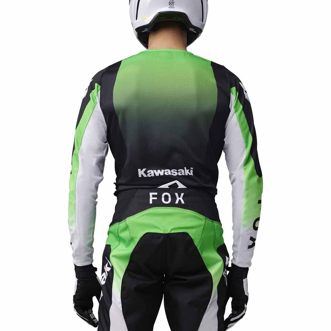 Fox 180 Kawasaki Fluro Green Jersey