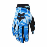 Fox 180 Race Spec Light Blue Girls Youth Gloves