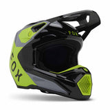 Fox V1 Lean Grey/Yellow Youth Helmet