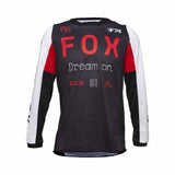 Fox 180 Race Spec Fluro Red Youth Jersey