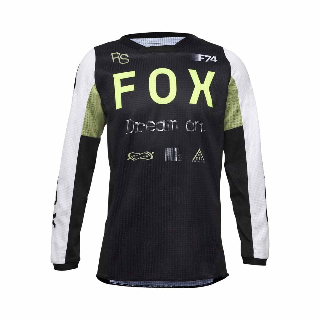 Fox 180 Race Spec Pale Green Youth Jersey