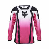 Fox 180 Lean Black/Pink Girls Youth Jersey