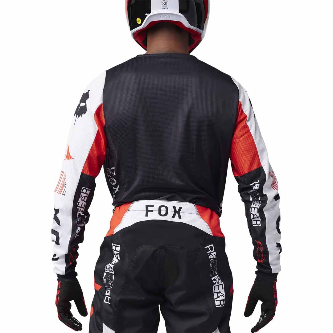 Fox 180 Race Spec Fluro Red Jersey