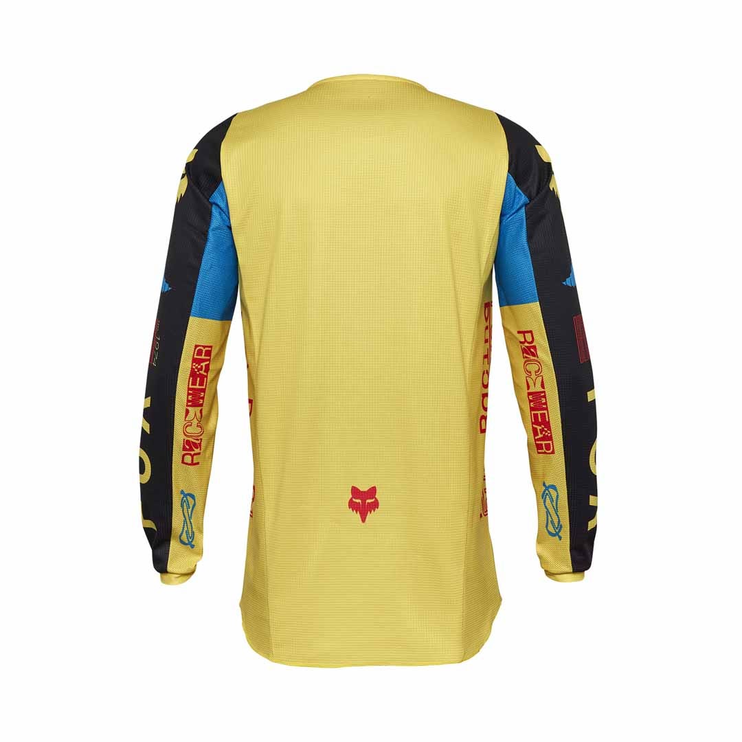 Fox 180 Race Spec Pale Yellow Jersey