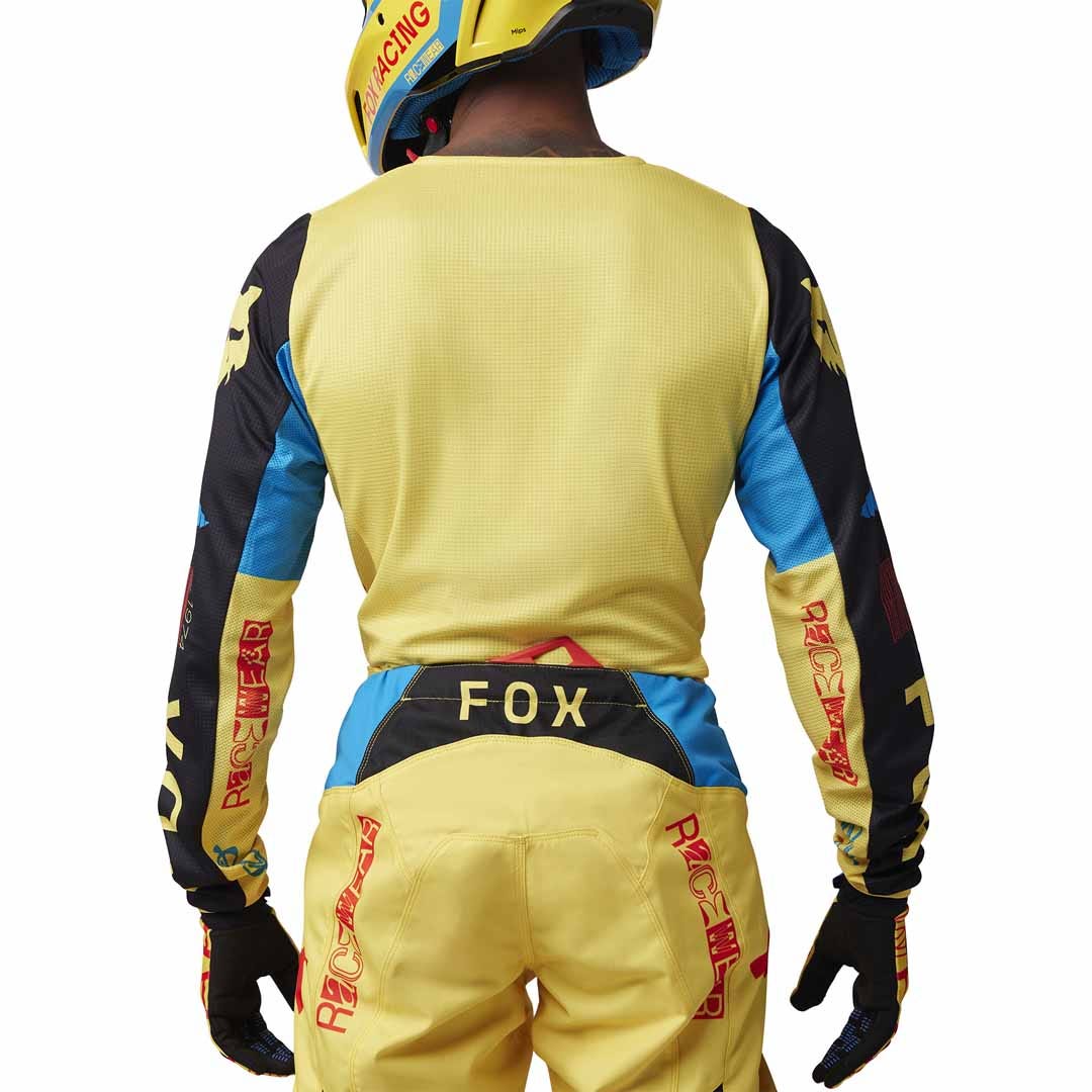 Fox 180 Race Spec Pale Yellow Jersey