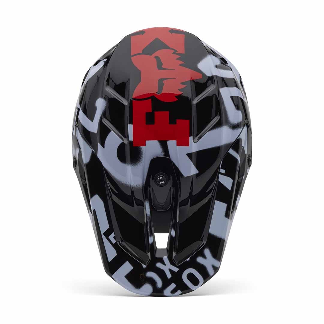 Fox V3 Seventy4 Black Helmet