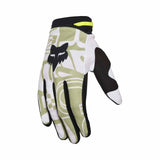 Fox 180 Race Spec Pale Green Gloves