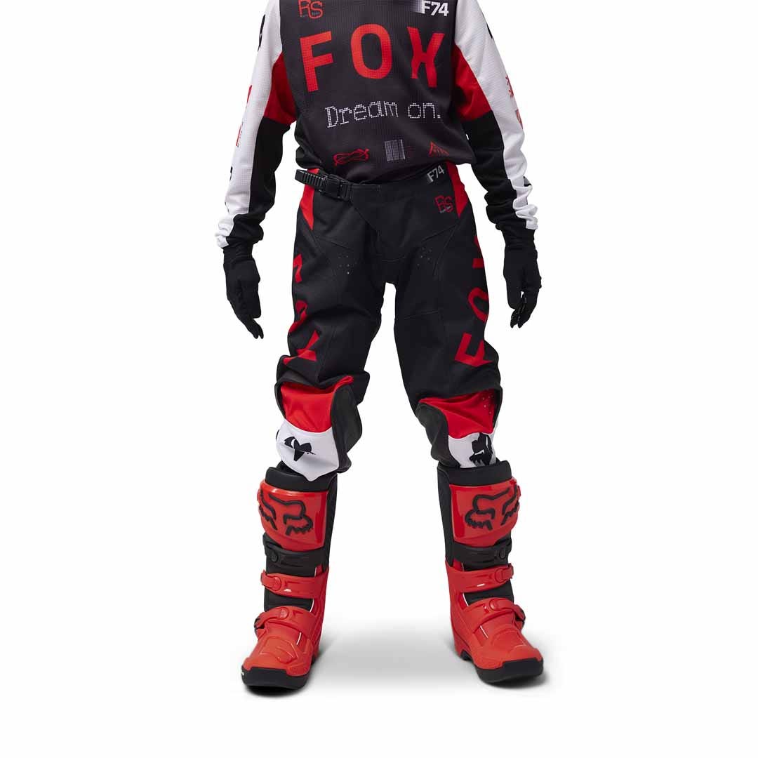 Fox 180 Race Spec Fluro Red Youth Pants