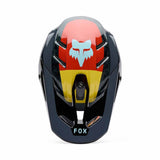 Fox V3 RS Grid Black/Orange Helmet