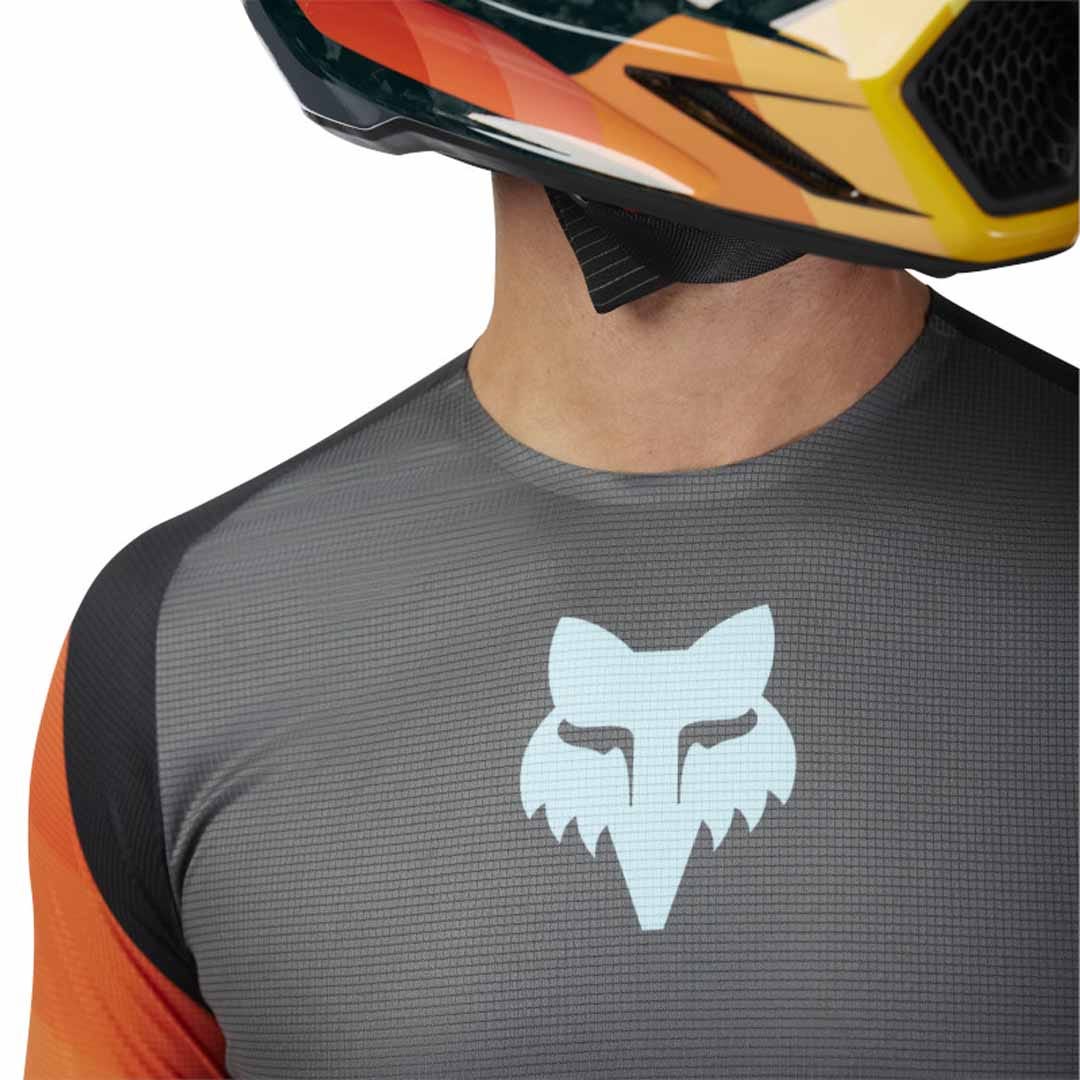 Fox Flexair Grid Black/Orange Jersey