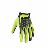 Fox 360 Fluro Yellow Gloves