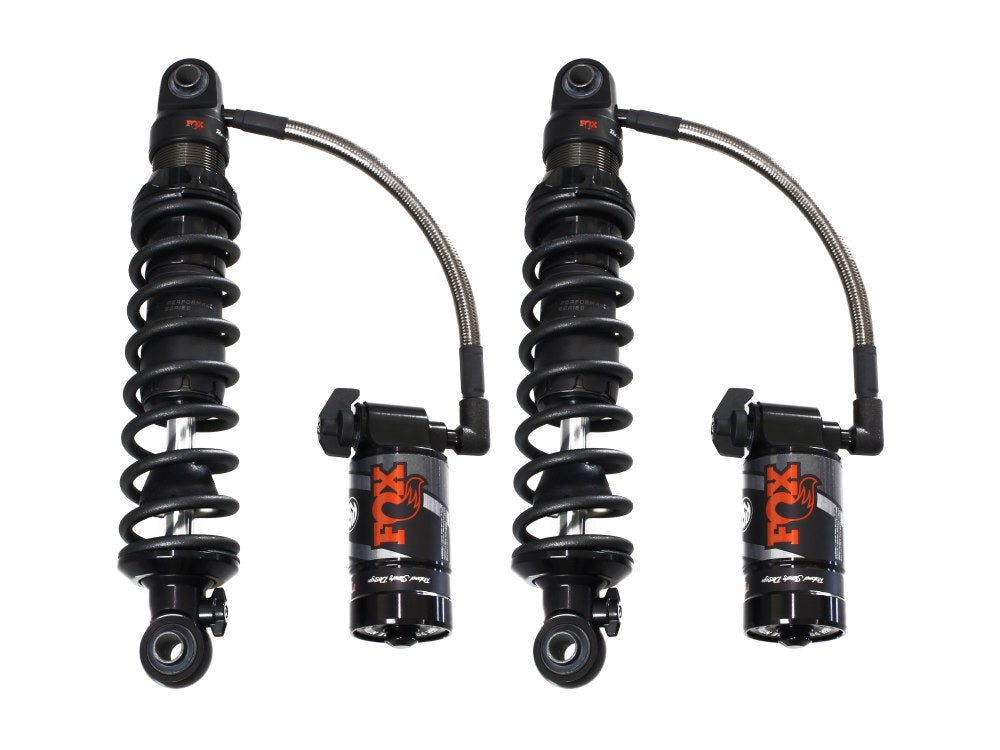 Fox Suspension FOX-897-27-310 QS3-QSR Remote Reservoir Suspension 13" Adjustable Rear Shock Absorbers Black for Touring 93-Up