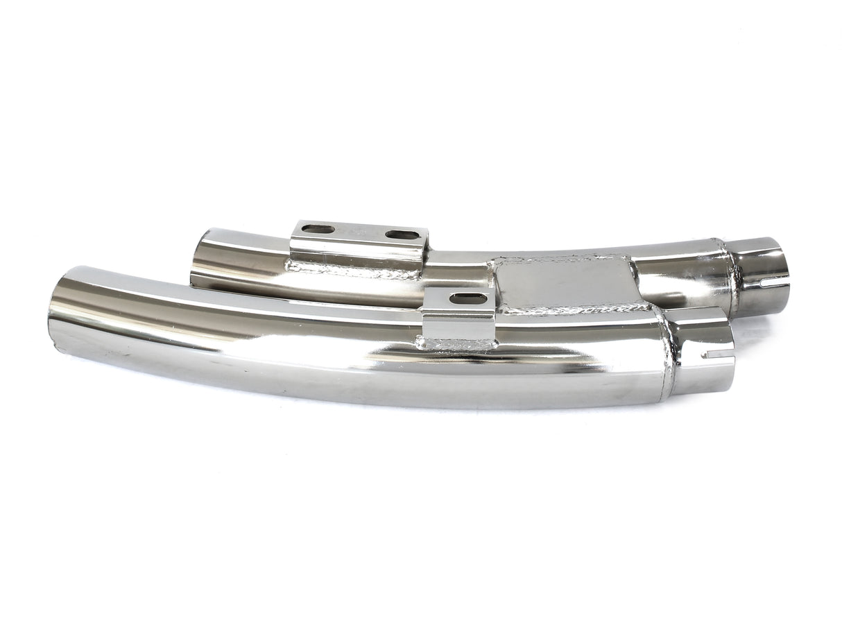 Freedom Performance FPE-AC00195 Quiet Mufflers for Sharp Curve Radius Exhaust w/Cross-Over Chamber for Sportster 04-21