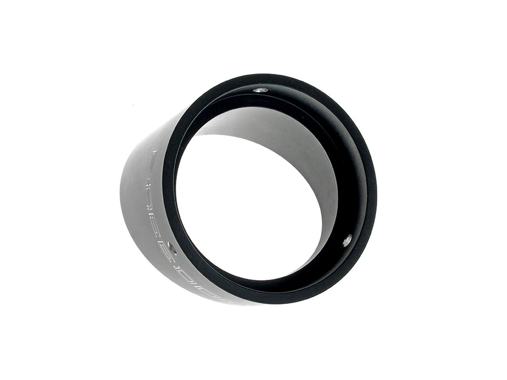Freedom Performance FPE-AC00225 4.5" Turnout Slash Tip Billet End Cap Sculpted Black