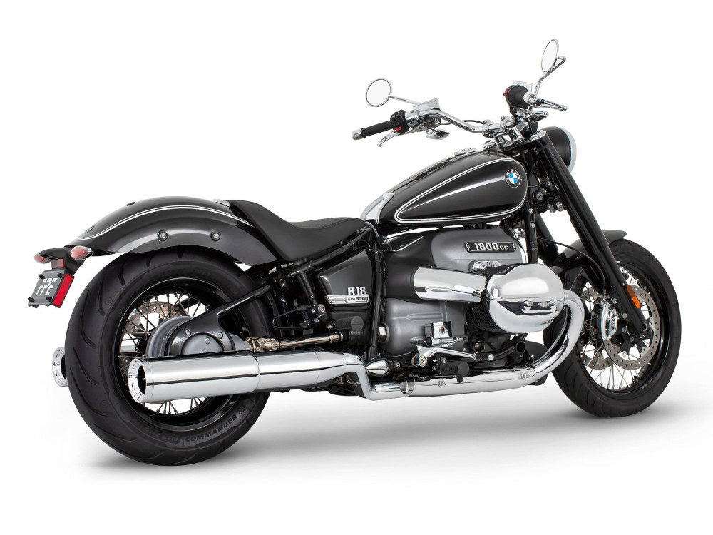 Freedom Performance FPE-BM00184 Two-Step 4.5" Slip-On Mufflers Chrome w/Straight Tips for BMW R-18 21-Up
