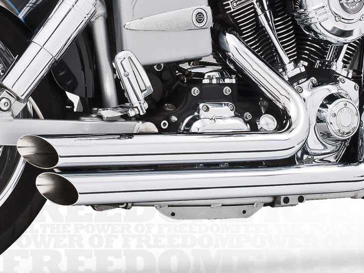 Freedom Performance FPE-HD00020 Amendment Exhaust Chrome for Dyna 91-05