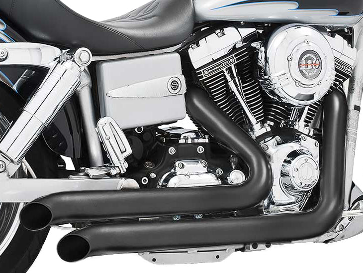 Freedom Performance FPE-HD00047 Declaration Turnouts Exhaust Black for Dyna 06-17