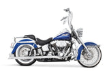 Freedom Performance FPE-HD00202 True Dual 33" SharkTail Exhaust Chrome for Softail 97-06