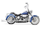 Freedom Performance FPE-HD00585 39" Replacement SharkTail Muffer Set Chrome Only for Softail 97-17 w/Freedom SharkTail Exhaust Systems