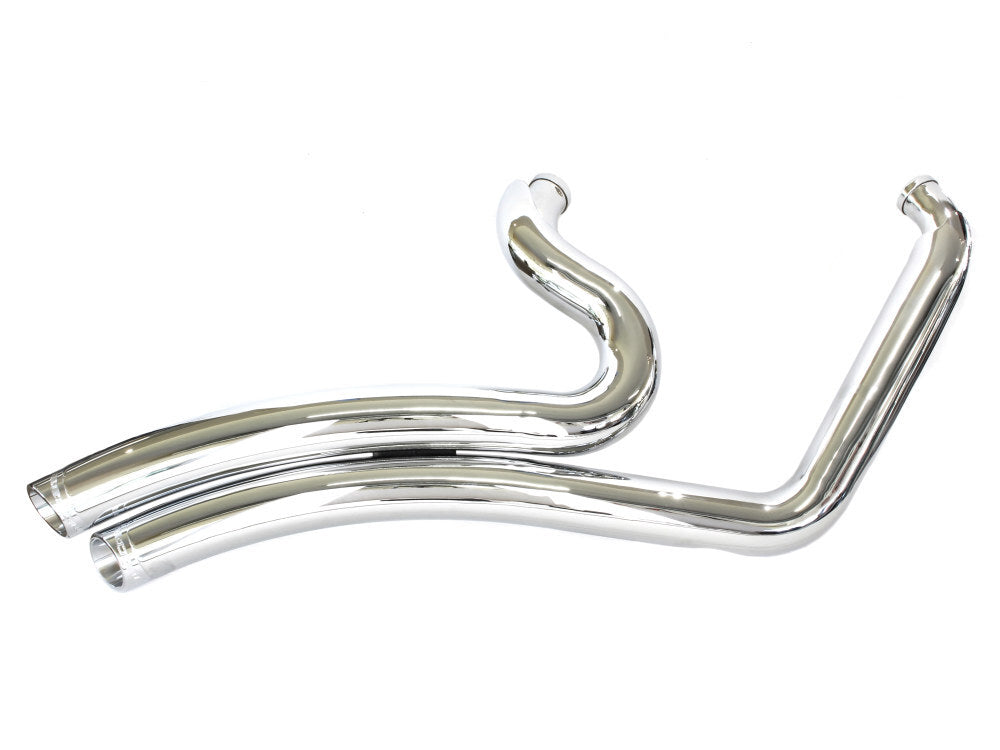 Freedom Performance FPE-HD00701 Sharp Curve Radius Exhaust Chrome w/Chrome End Caps for Softail 18-Up