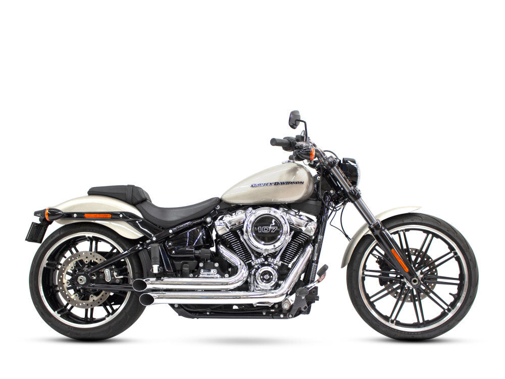 Freedom Performance FPE-HD00739 Declaration Turnouts Exhaust Chrome for Softail 18-Up