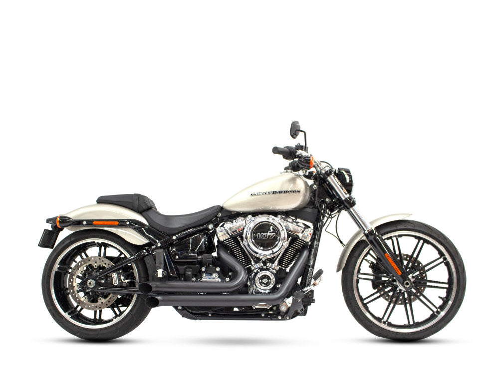 Freedom Performance FPE-HD00740 Declaration Turnouts Exhaust Black for Softail 18-Up