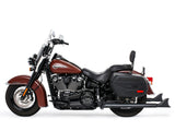 Freedom Performance FPE-HD00772 True Dual 39" SharkTail Exhaust Black for Softail 18-Up
