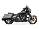 Freedom Performance FPE-HD00853 Combat 2-1 Exhaust Black w/Black End Cap for Touring 17-Up