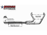 Freedom Performance FPE-HD01118 Union 2-1 Two Step Exhaust Black w/Black End Cap for Softail 18-Up