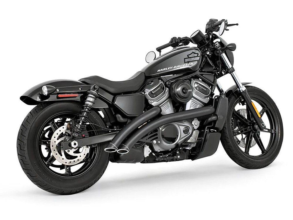 Freedom Performance FPE-HD02101 Radical Radius Exhaust Black w/Black End Caps for Nightster 975 22-Up