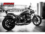 Freedom Performance FPE-IN00405 Combat 2-1 Exhaust Black w/Black Tip for Indian Cruiser 22-Up