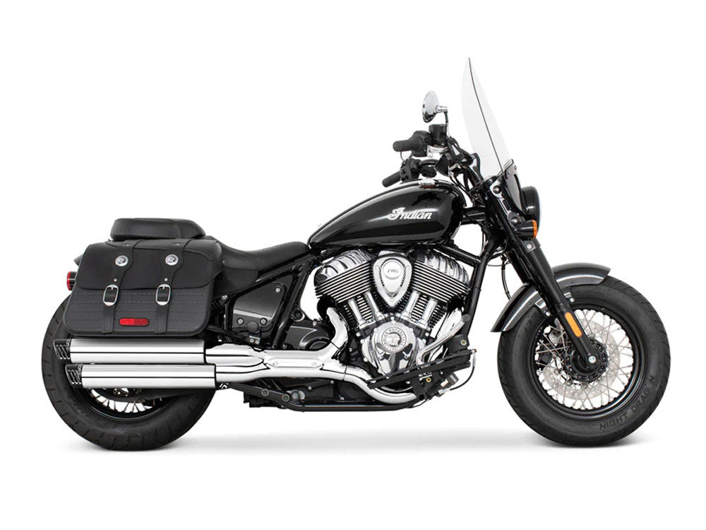 Freedom Performance FPE-IN00480 3.25" Slip-On Mufflers Chrome w/Black Racing End Caps for Indian Cruiser 22-Up