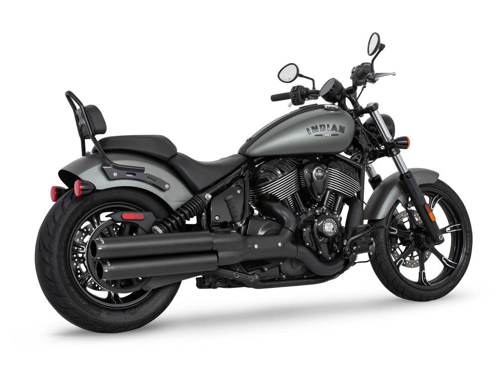 Freedom Performance FPE-IN00495 3.25" Slip-On Mufflers Black w/Black Signature End Caps for Indian Cruiser 22-Up