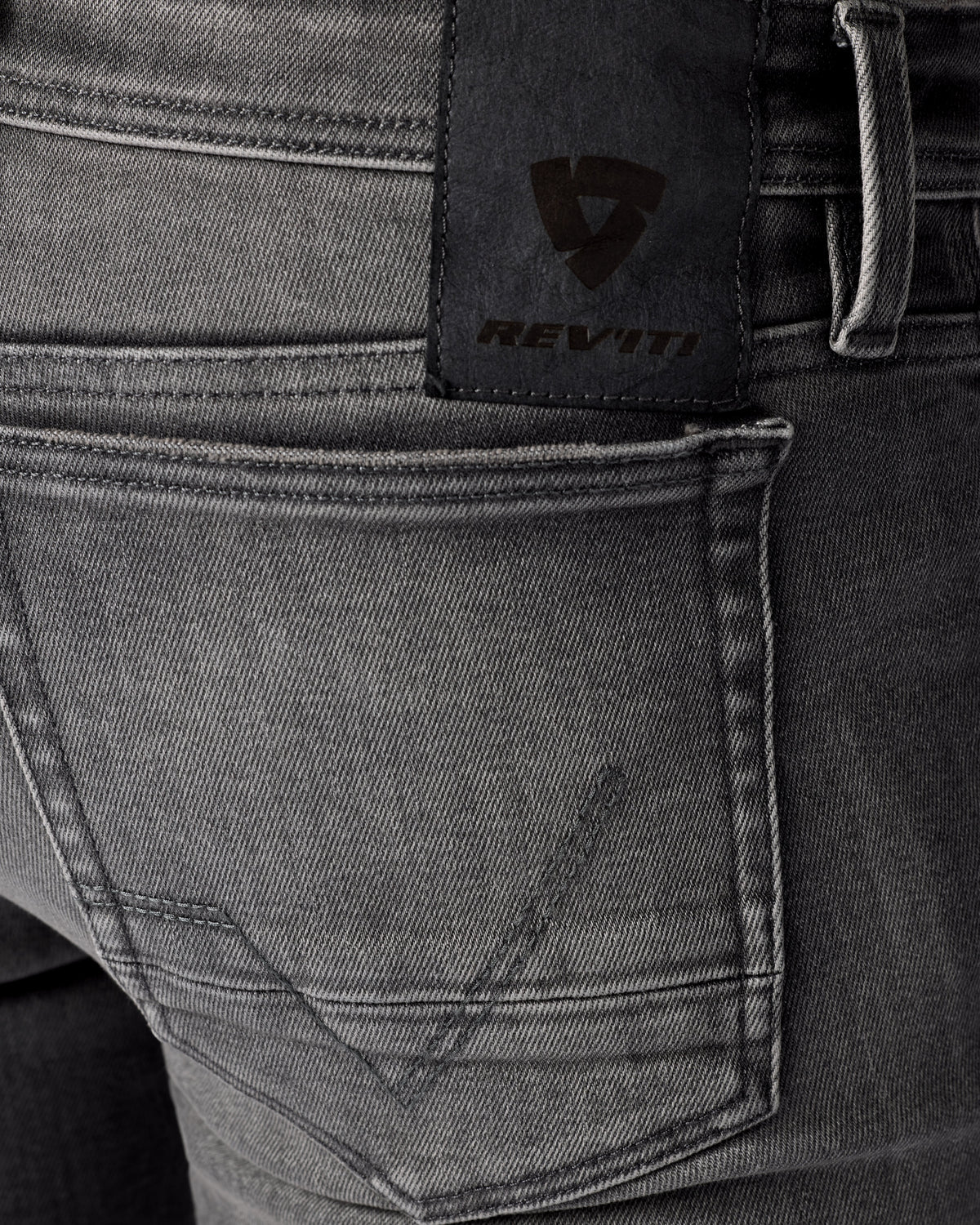 REV'IT! Piston 3 Skinny Medium Grey Used Extra Short Leg Jeans