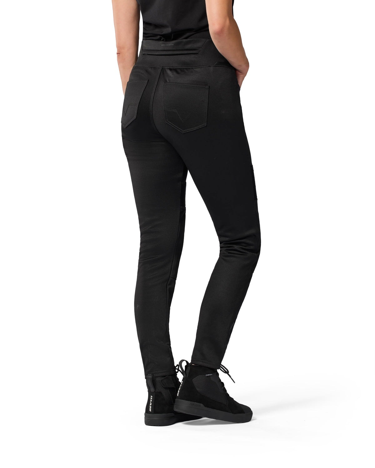 REV'IT! Ellison 2 Black Standard Leg Womens Leggings