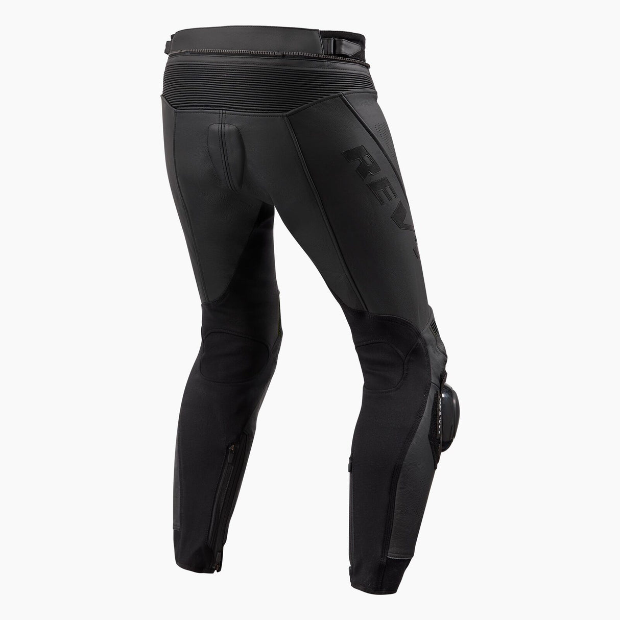 REV'IT! Apex Black Short Leg Leather Pants [52][INTERNAL]